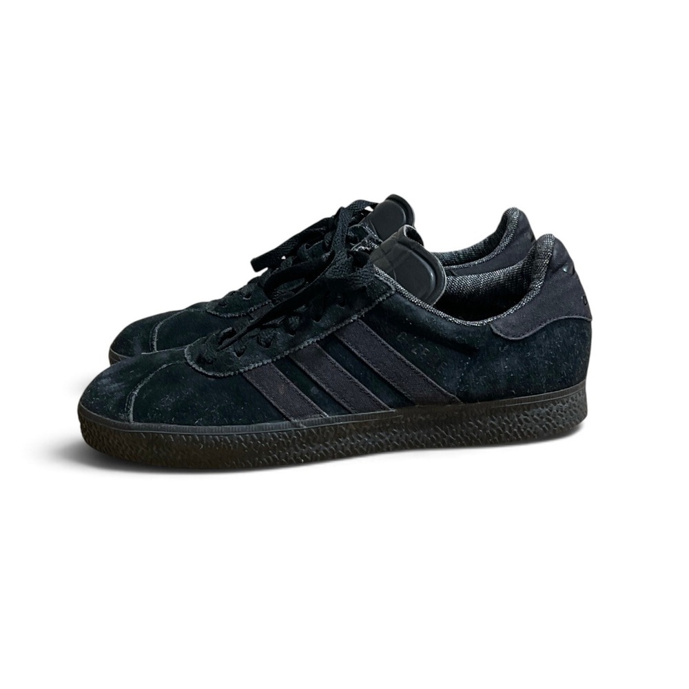 Adidas Gazelle Sneakers Mens 8 Black Suede Low Top G47530 Triple Black
